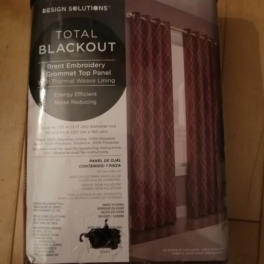 2/$50 Total Blackout Curtain